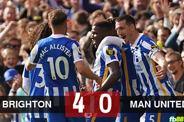 Brighton 4-0 Manchester United