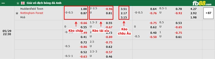 fb88-bảng kèo trận đấu Huddersfield vs Nottingham Forest