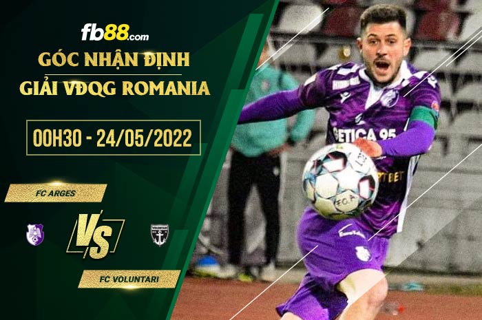 fb88-soi kèo FC Arges vs FC Voluntari