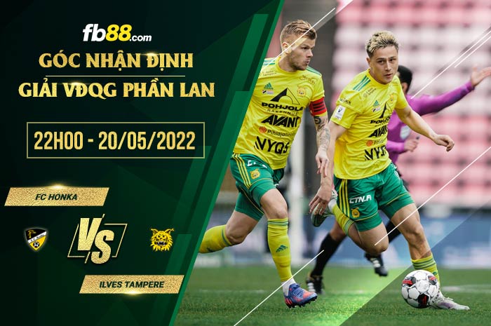 fb88-soi kèo FC Honka vs Ilves Tampere