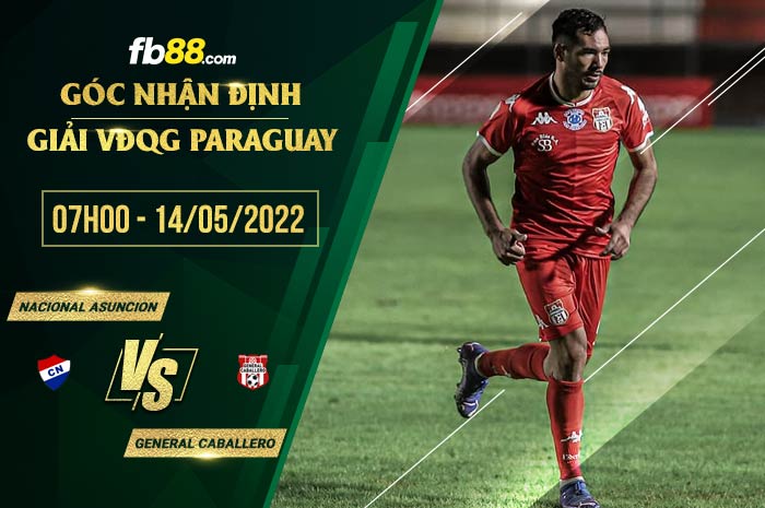 fb88-soi kèo Nacional Asuncion vs General Caballero