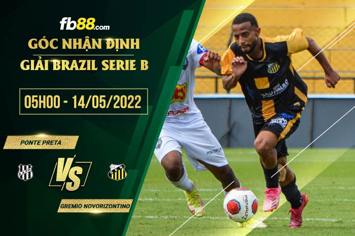 fb88-thông số trận đấu Ponte Preta vs Gremio Novorizontino