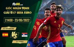 fb88-soi kèo U17 Tay Ban Nha vs U17 Serbia