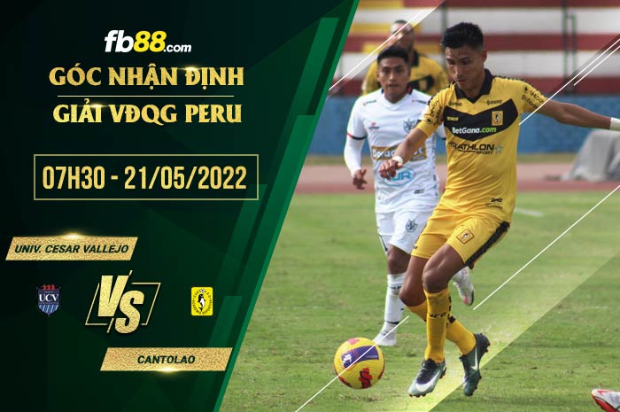 fb88-soi kèo Univ. Cesar Vallejo vs Cantolao
