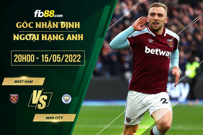 fb88-soi kèo West Ham vs Man City