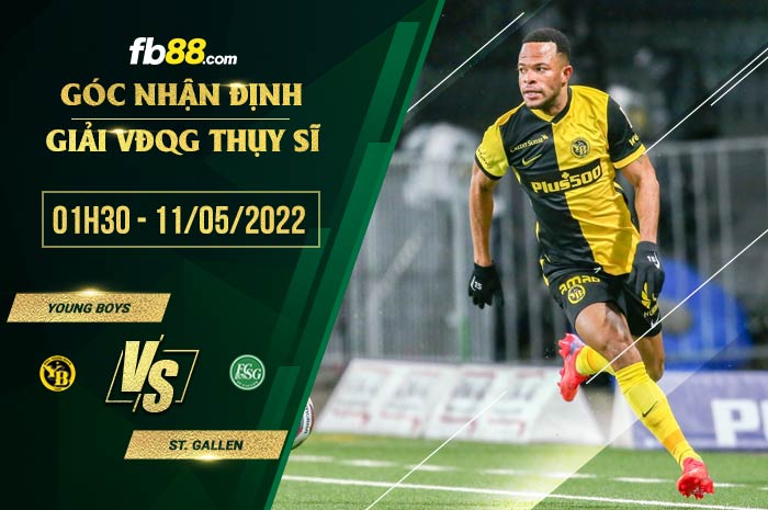 Soi kèo Young Boys vs St. Gallen 1h30 ngày 11/5/2022