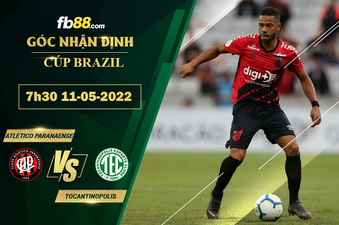 Fb88 soi kèo trận đấu Atletico Paranaense vs Tocantinopolis