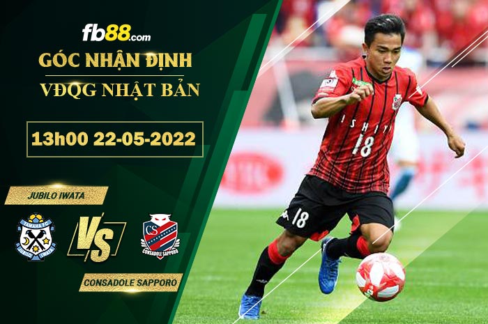 Fb88 soi kèo trận đấu Jubilo Iwata vs Consadole Sapporo