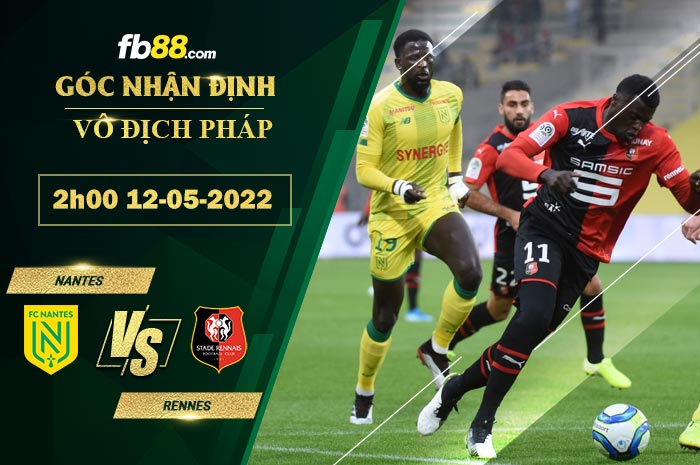 Fb88 soi kèo trận đấu Nantes vs Rennes
