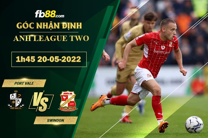 Fb88 soi kèo trận đấu Port Vale vs Swindon