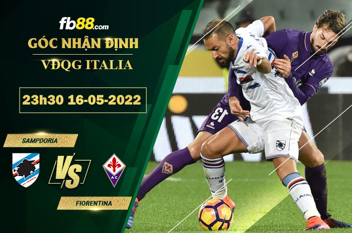 Fb88 soi kèo trận đấu Sampdoria vs Fiorentina