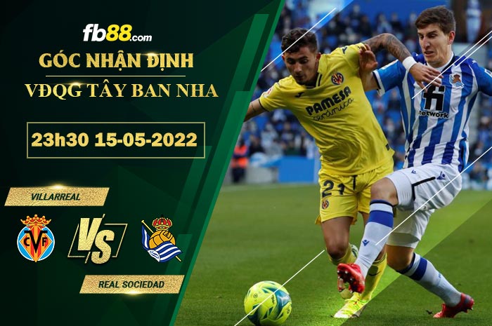 Fb88 soi kèo trận đấu Villarreal vs Real Sociedad