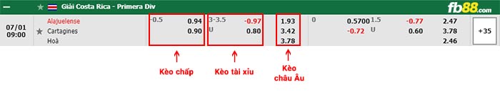 fb88-bảng kèo trận đấu Alajuelense vs Cartagines