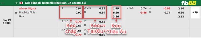 Fb88 bảng kèo trận đấu Albirex Niigata vs Blaublitz Akita