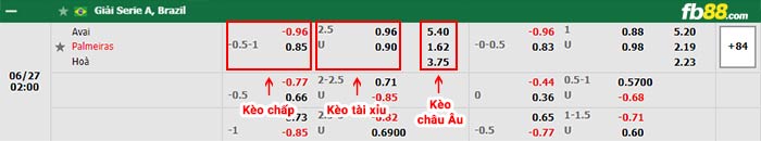 fb88-bảng kèo trận đấu Avai FC vs Palmeiras