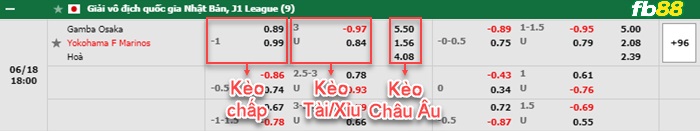 Fb88 bảng kèo trận đấu Gamba Osaka vs Yokohama F Marinos