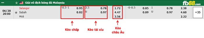 fb88-bảng kèo trận đấu Selangor vs Sabah