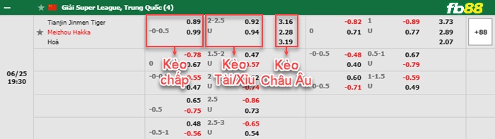 Fb88 bảng kèo trận đấu Tianjin Jinmen vs Meizhou Hakka