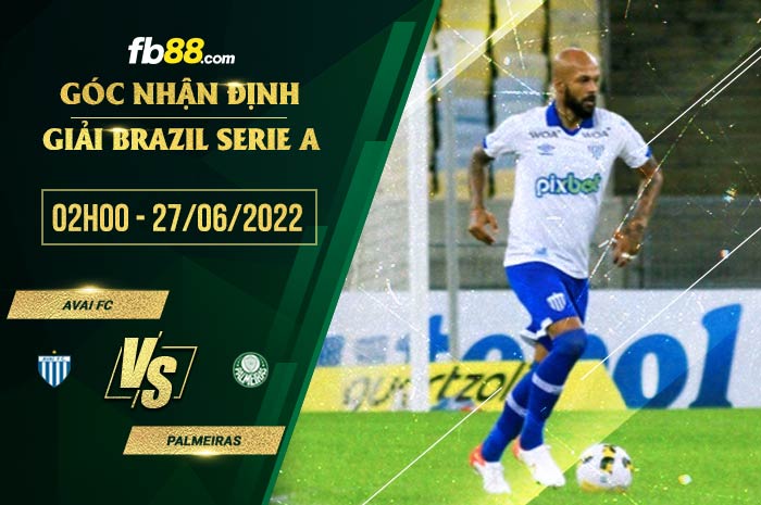 fb88-soi kèo Avai FC vs Palmeiras