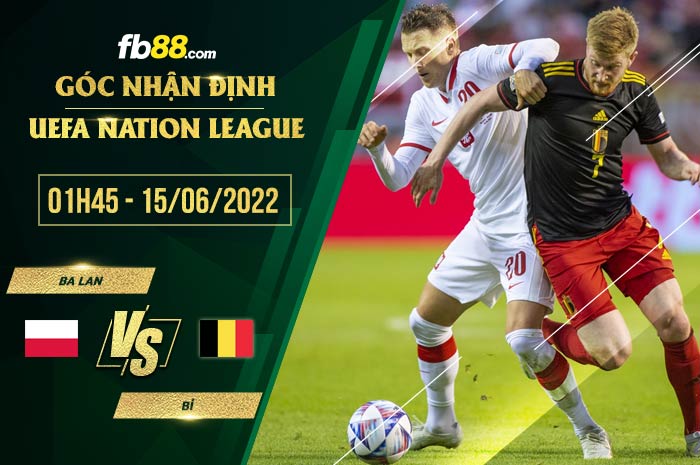 Soi kèo Ba Lan vs Bỉ 1h45 ngày 15/6/2022 Soi kèo Ba Lan vs Bỉ 1h45 ngày 15/6/2022