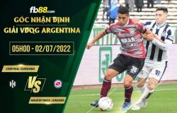 fb88-soi kèo Central Cordoba vs Argentinos Juniors