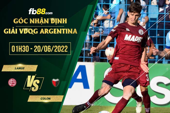 fb88-soi kèo Lanus vs Colon