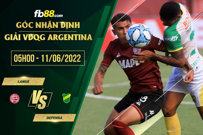 fb88-soi kèo Lanus vs Defensa