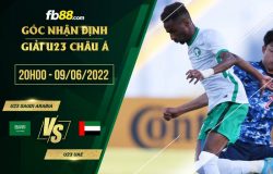 fb88-soi kèo U23 Saudi Arabia vs U23 UAE