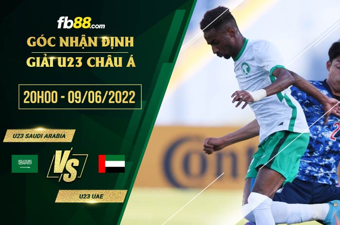 fb88-soi kèo U23 Saudi Arabia vs U23 UAE