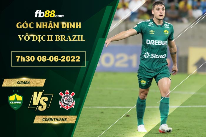 Fb88 soi kèo trận đấu Cuiaba vs Corinthians