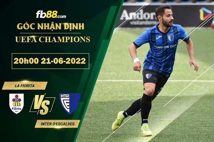 Soi kèo La Fiorita vs Inter Club D'Escaldes 20h00 ngày 21/6/2022