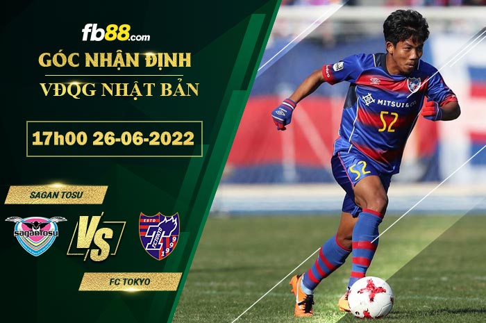 Fb88 soi kèo trận đấu Sagan Tosu vs FC Tokyo