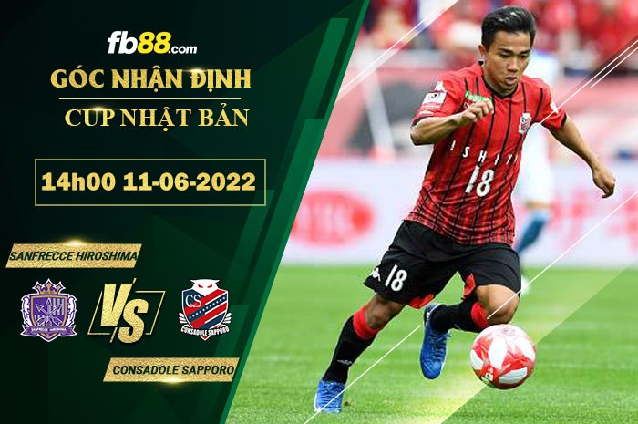 Fb88 soi kèo trận đấu Sanfrecce Hiroshima vs Consadole Sapporo