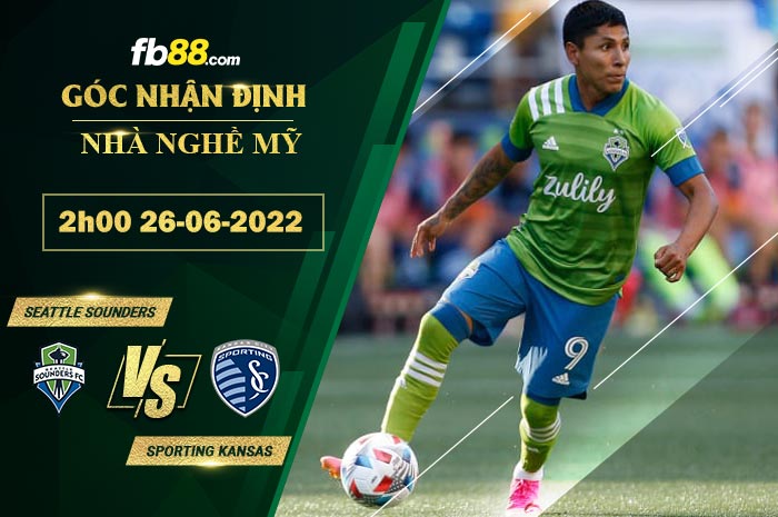 Soi kèo Seattle Sounders vs Sporting Kansas 2h00 ngày 26/6/2022