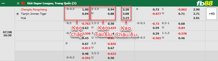 Fb88 bảng kèo trận đấu Chengdu Rongcheng vs Tianjin Jinmen