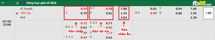 fb88-bảng kèo trận đấu FC Pyunik vs CFR Cluj