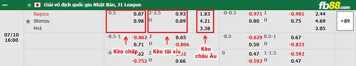 fb88-bảng kèo trận đấu Nagoya Grampus vs Shimizu S-Pulse