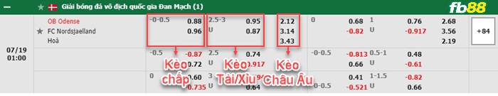 Fb88 bảng kèo trận đấu Odense vs Nordsjaelland