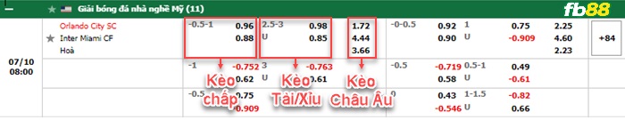 Fb88 bảng kèo trận đấu Orlando City vs Inter Miami