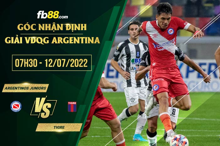 fb88-soi kèo Argentinos Juniors vs Tigre