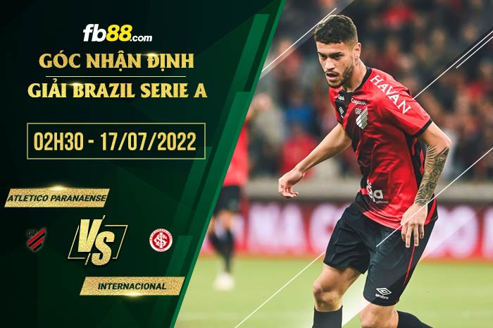 fb88-chi tiết kèo trận đấu Atletico Paranaense vs Internacional