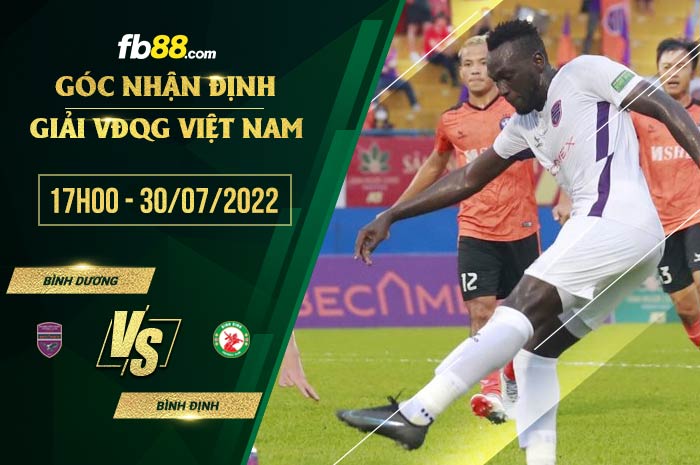 Soi kèo Bình Dương vs Bình Định 17h00 ngày 30/7/2022