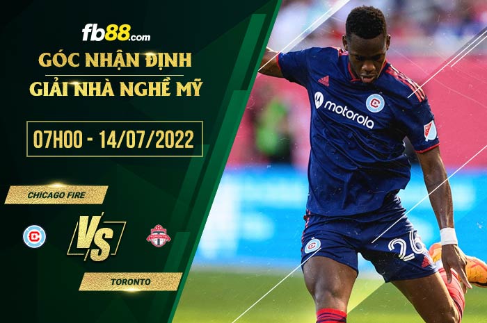 fb88-soi kèo Chicago Fire vs Toronto