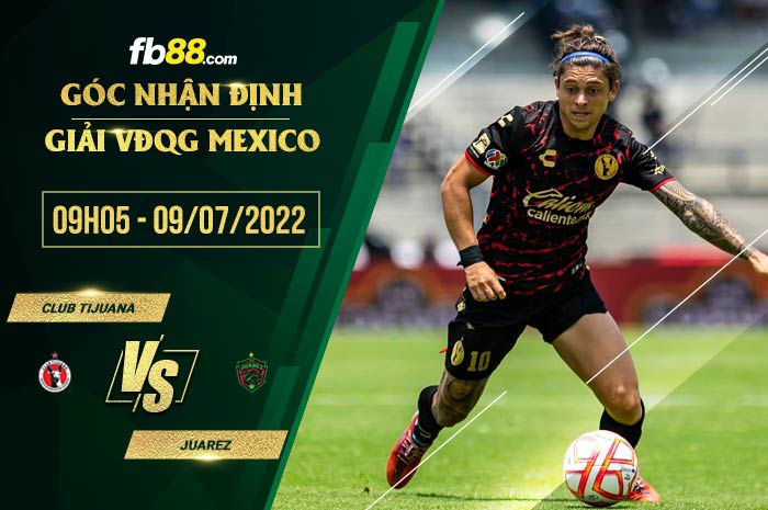 fb88-soi kèo Club Tijuana vs Juarez