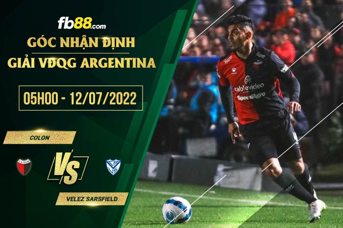 fb88-soi kèo Colon vs Velez Sarsfield
