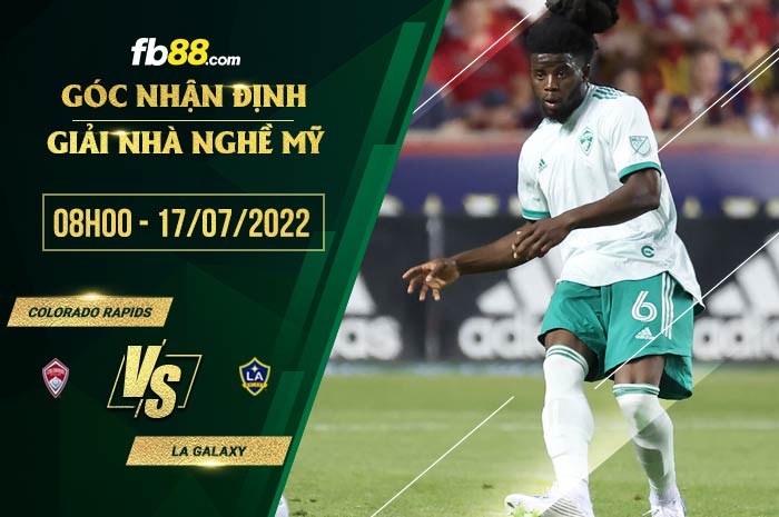 fb88-soi kèo Colorado Rapids vs LA Galaxy