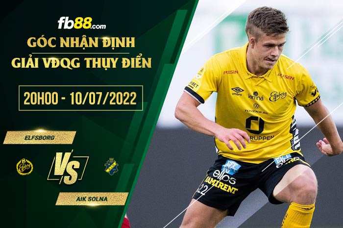 fb88-soi kèo Elfsborg vs AIK Solna