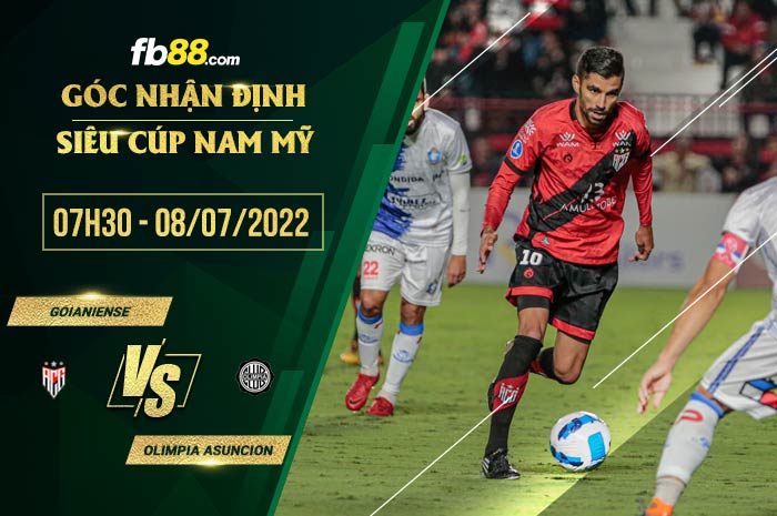 Soi kèo Goianiense vs Olimpia Asuncion 7h30 ngày 8/7/2022