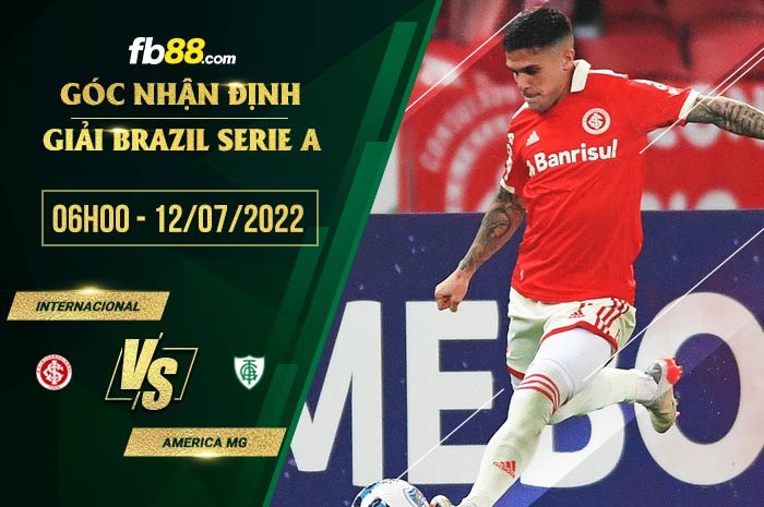 fb88-soi kèo Internacional vs America MG