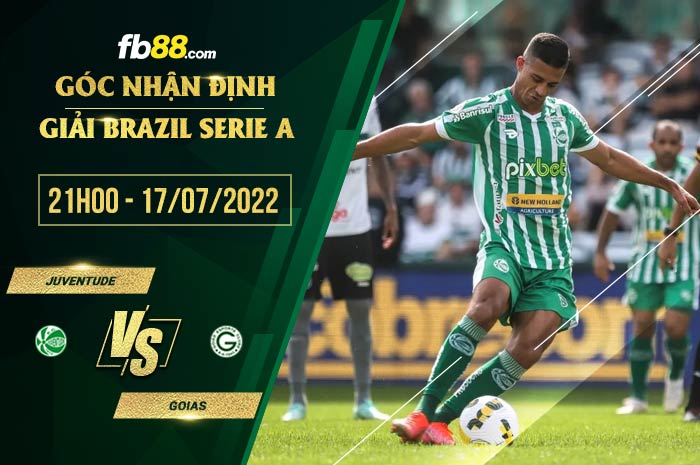 fb88-chi tiết kèo trận đấu Juventude vs Goias